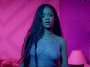 rihanna bare breasts star in work music video with drake 7062 2