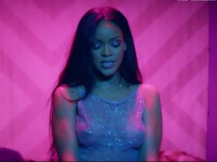 rihanna bare breasts star in work music video with drake 7062 25