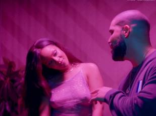 rihanna bare breasts star in work music video with drake 7062 29