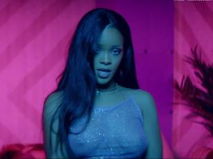 rihanna bare breasts star in work music video with drake 7062 8