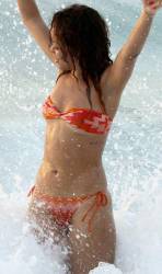 rihanna nipples come out for sun in wet bikini 7697 17