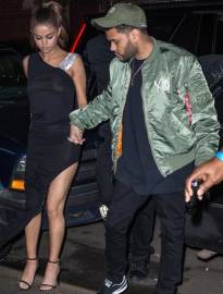 selena gomez flashes breasts in see through black dress 2118 6