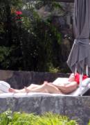 stephanie seymour topless sunbathing on holiday 2373 6
