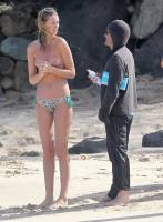 toni garrn topless cool at beach for photoshoot 4118 8