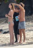 toni garrn topless cool at beach for photoshoot 4118 9