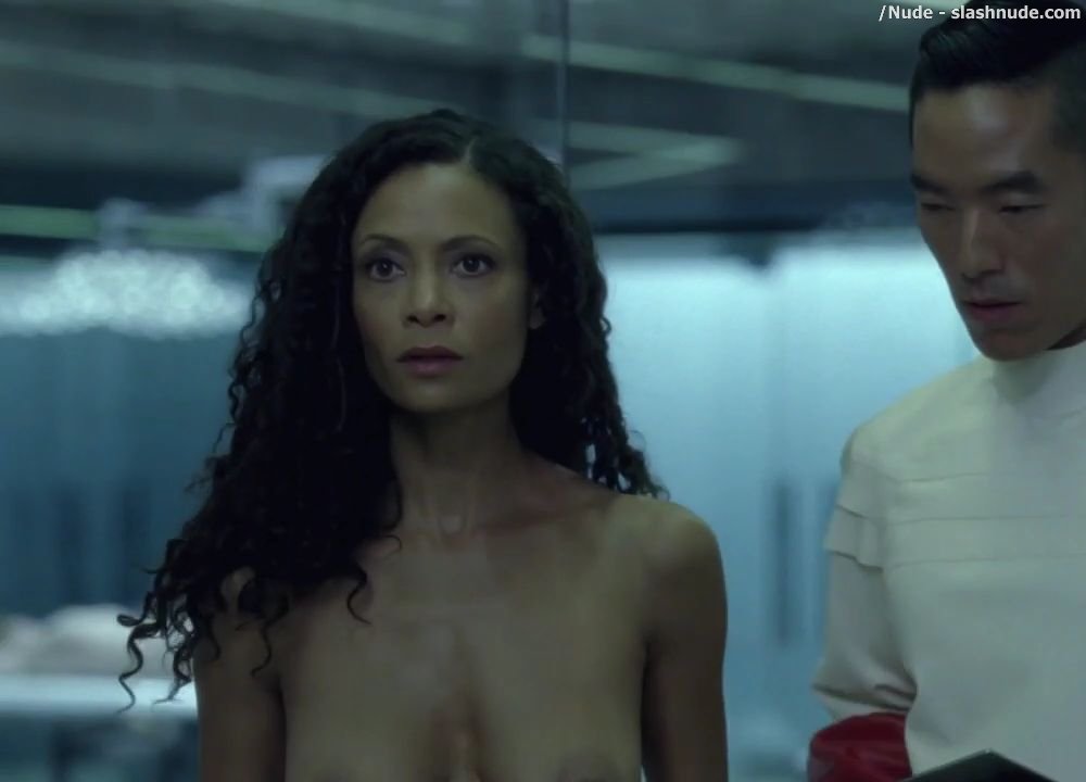 Thandie Newton Angela Sarafyan Nude On Westworld 17