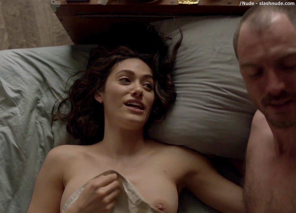 Emmy Rossum Topless In Shameless Sex Scene 16